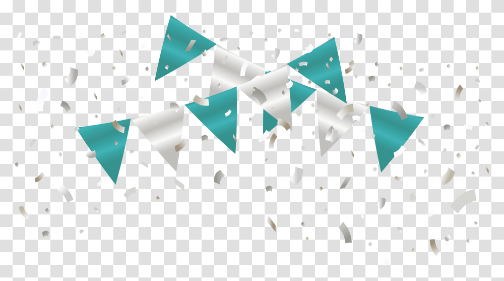 Party Flags, Paper, Confetti Transparent Png