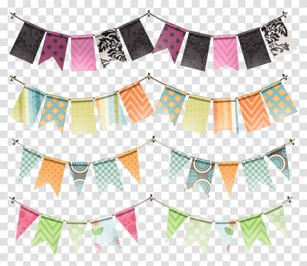 Party Flags Transparent Png