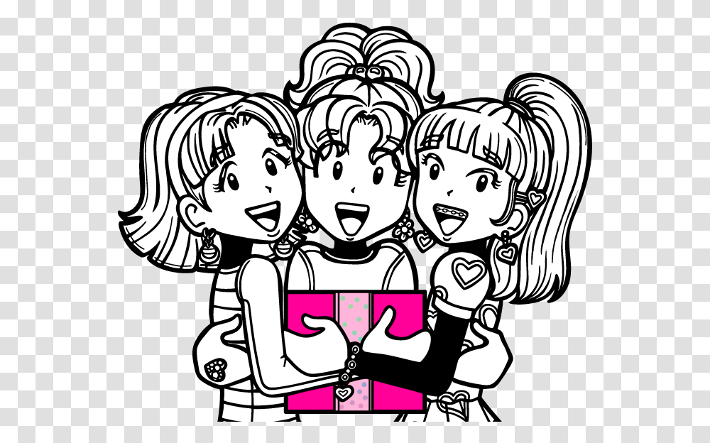 Party Girl Dork Diaries Birthday Drama, Doodle, Drawing, Tiger Transparent Png