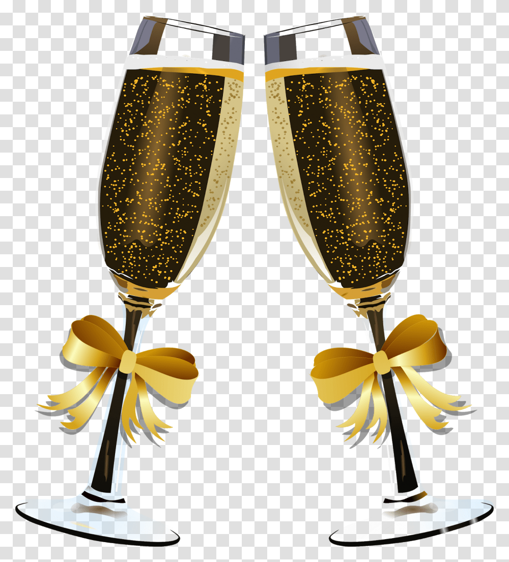 Party Glass Silver Champagne Flutes Clipart, Lamp, Goblet, Wine Glass, Alcohol Transparent Png