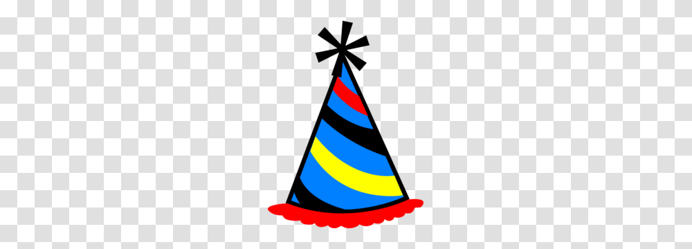 Party Hat Blue Red Yellow Clip Art, Apparel, Cone Transparent Png