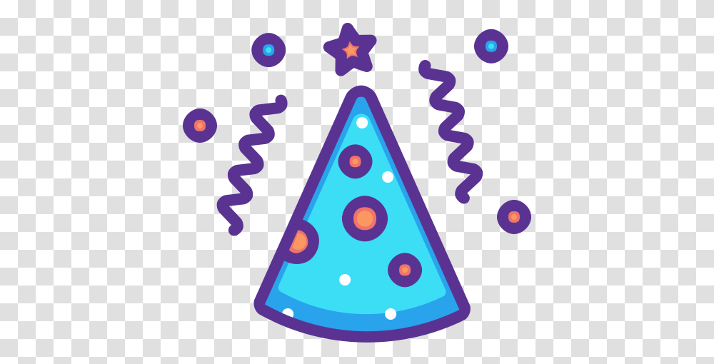 Party Hat Emoji 2 Image Birthday Hat Icon, Clothing, Apparel, Mobile Phone, Electronics Transparent Png