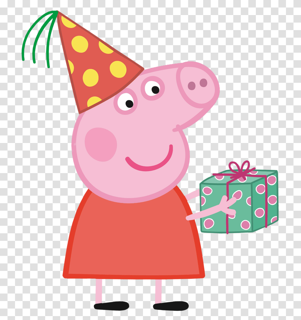 Party Hat Peppa Pig Birthday, Apparel Transparent Png