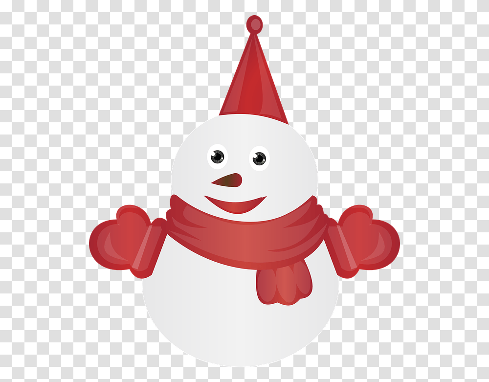 Party Hat Simple Christmas Cartoon Boneka Salju Kartun, Snowman, Winter, Outdoors, Nature Transparent Png