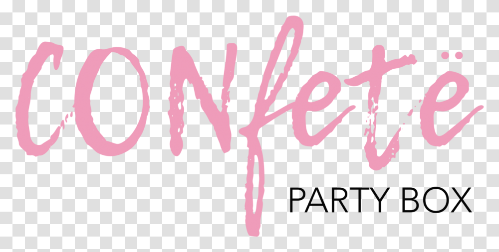 Party Horn Confetti Calligraphy, Handwriting, Signature, Autograph Transparent Png