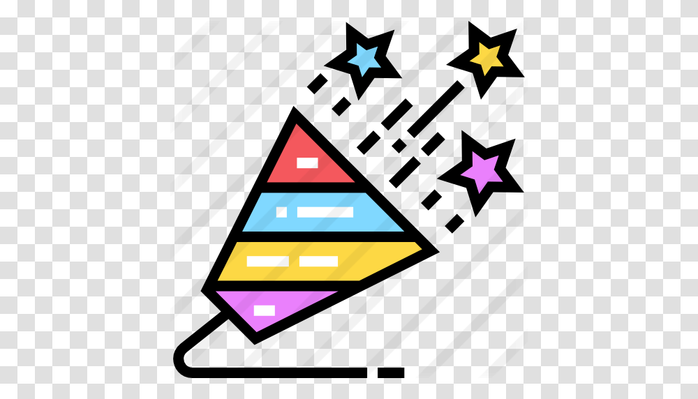 Party Horn, Triangle, Star Symbol Transparent Png