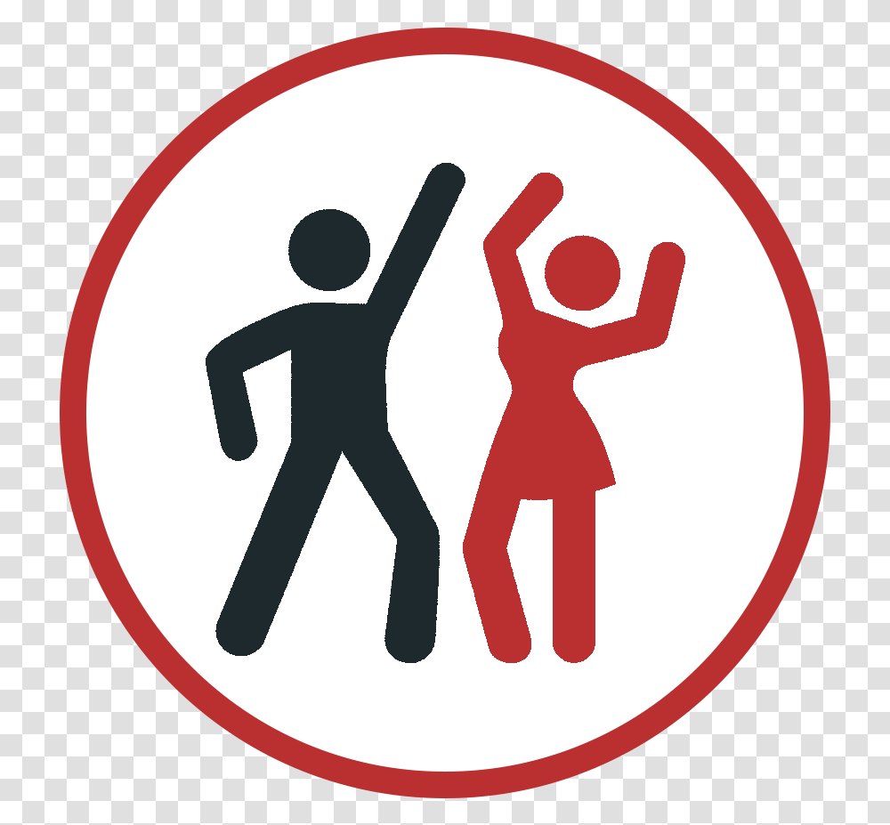 Party Icon Circle, Sign, Road Sign, Logo Transparent Png