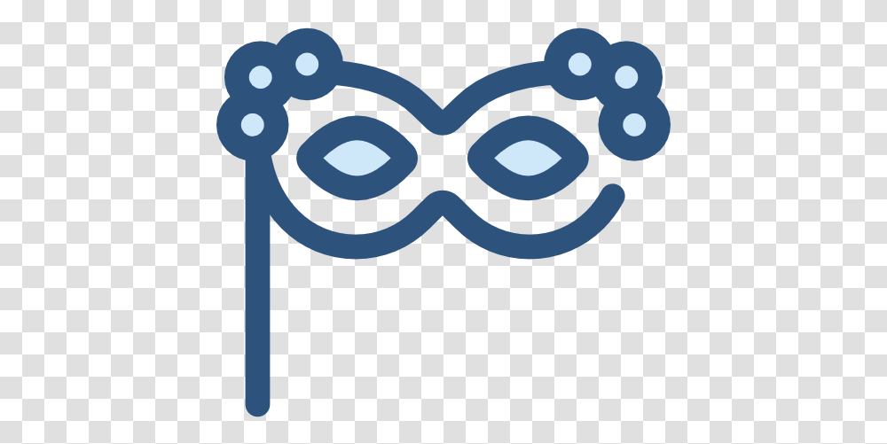 Party Icon Masks Icons In Blue Transparent Png