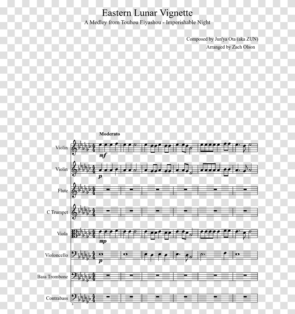 Party In The Usa Sheet Music, Gray, World Of Warcraft Transparent Png