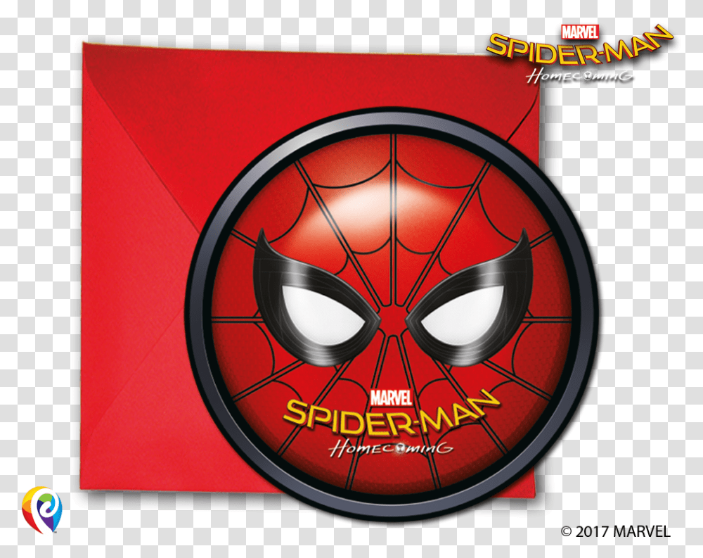 Party Invitations Amp Envelopes Ps Spider Man Homecoming, Clock Tower, Word, Plant Transparent Png