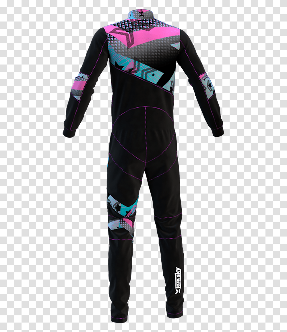 Party Jumpsuit Back Dry Suit, Sleeve, Person, Long Sleeve Transparent Png