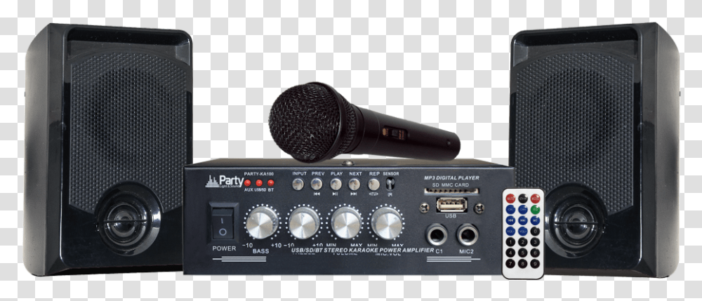 Party Ka100 Karaoke System Light Amp Sound, Microphone, Electrical Device, Camera, Electronics Transparent Png