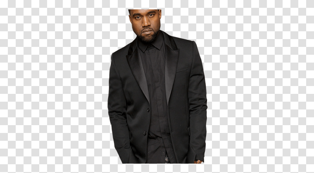 Party Lines Kanye Raps About Chanel, Suit, Overcoat, Apparel Transparent Png