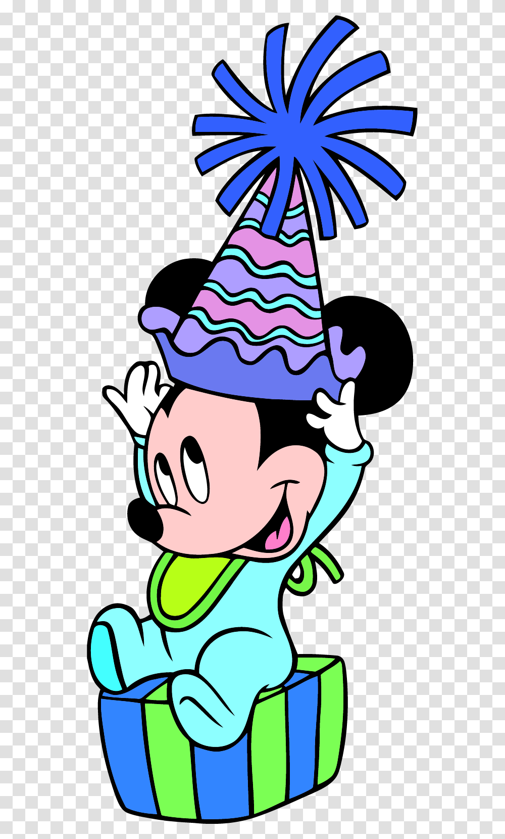 Party Mickey Mouse Birthday Clipart, Apparel, Party Hat Transparent Png