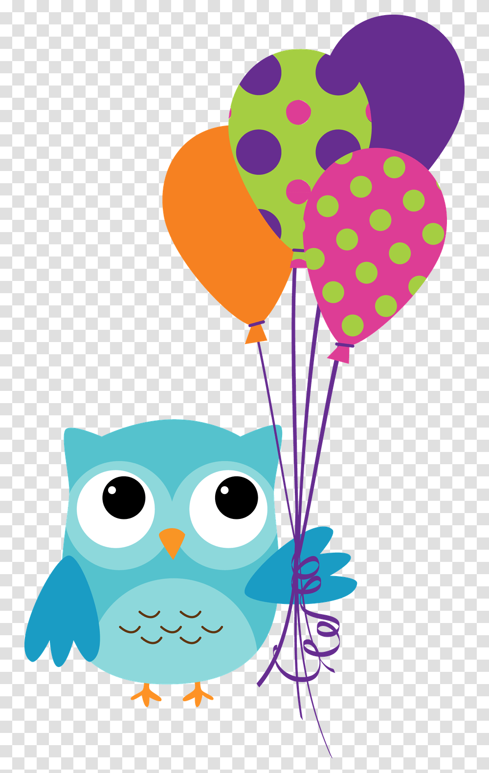 Party Owl Owl Birthday, Texture, Polka Dot, Balloon Transparent Png