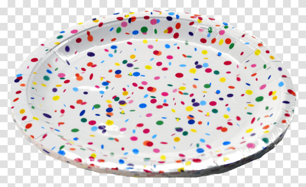 Party Paper Plate Circle, Birthday Cake, Dessert, Food, Rug Transparent Png