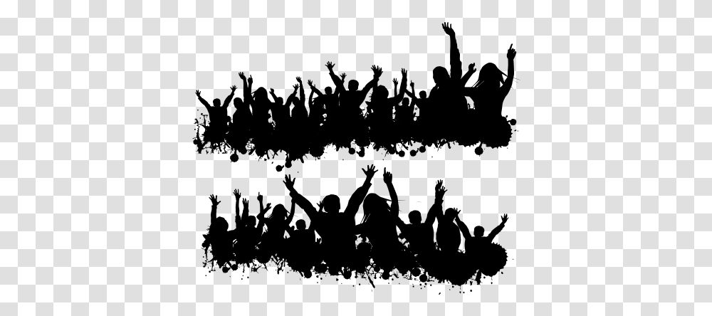 Party People Black And White Vector Files Party Black And White Vector, Gray, World Of Warcraft Transparent Png