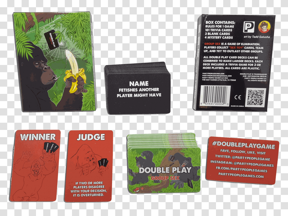 Party People Games Pub2005 Double Play Cement Shoes Paper Product, Label, Business Card, Poster Transparent Png