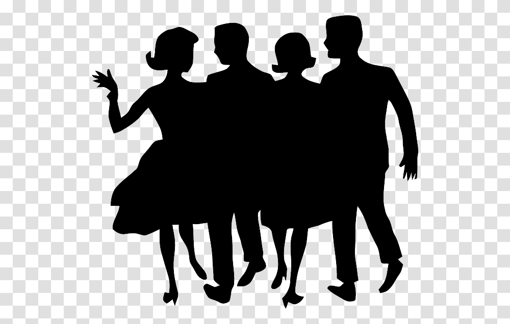 Party People Silhouette, Person, Human, Crowd, Audience Transparent Png