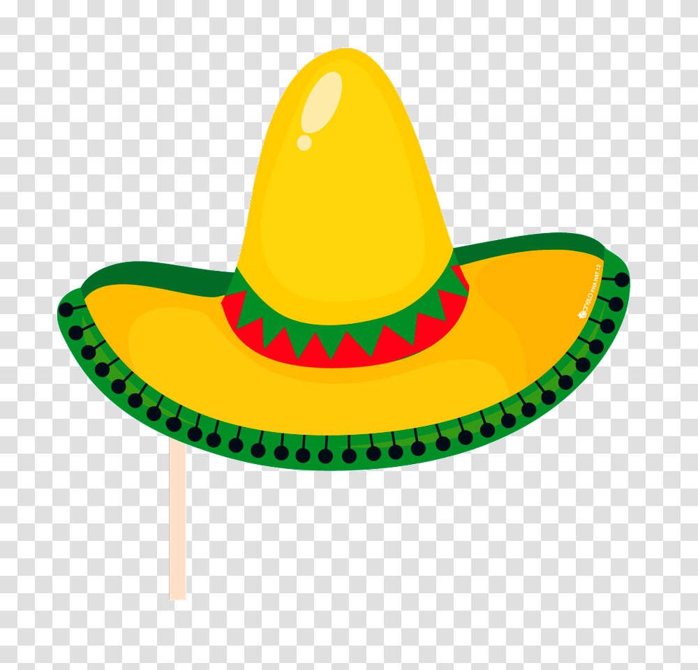 Party Photobooth Props Figure Hats, Apparel, Sombrero Transparent Png