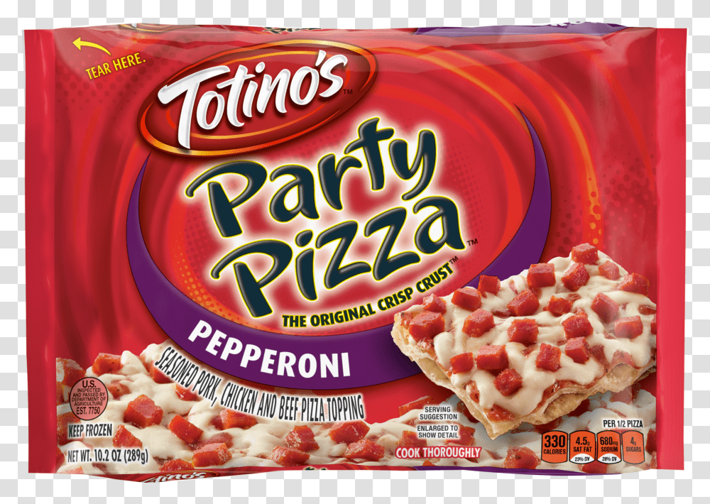 Party Pizza Pepperoni, Food, Snack, Ice Cream, Dessert Transparent Png