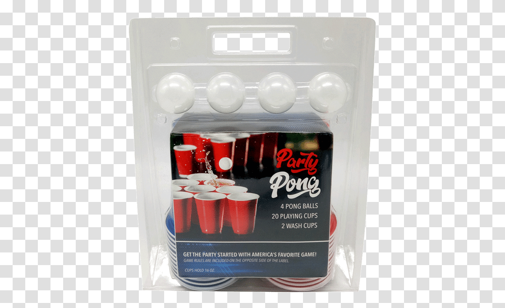 Party Pong Game Set Pint Glass, Beverage, Cup, Juice, Coffee Cup Transparent Png