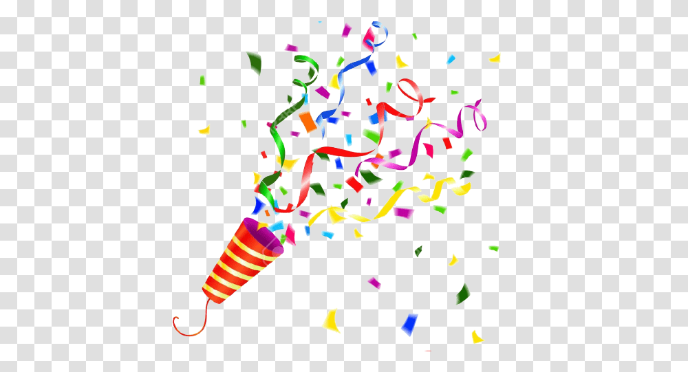 Party Popper Confetti Birthday Confetti Transparent Png