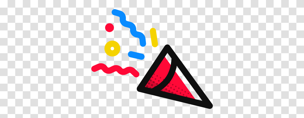 Party Popper, Electronics, Triangle, Computer Transparent Png