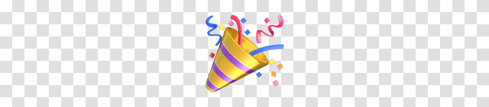 Party Popper Emoji On Apple Ios, Apparel, Hat Transparent Png