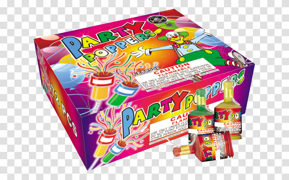 Party Popper, Gum, Food, Candy, Flyer Transparent Png
