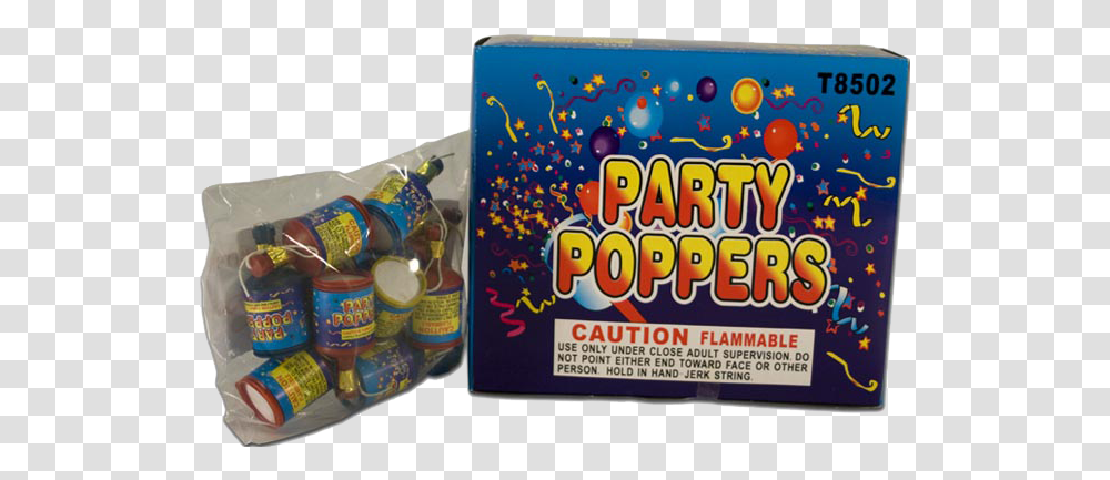 Party Poppers Generic Brand Champagne Popper, Outdoors, Food, Nature, Sweets Transparent Png