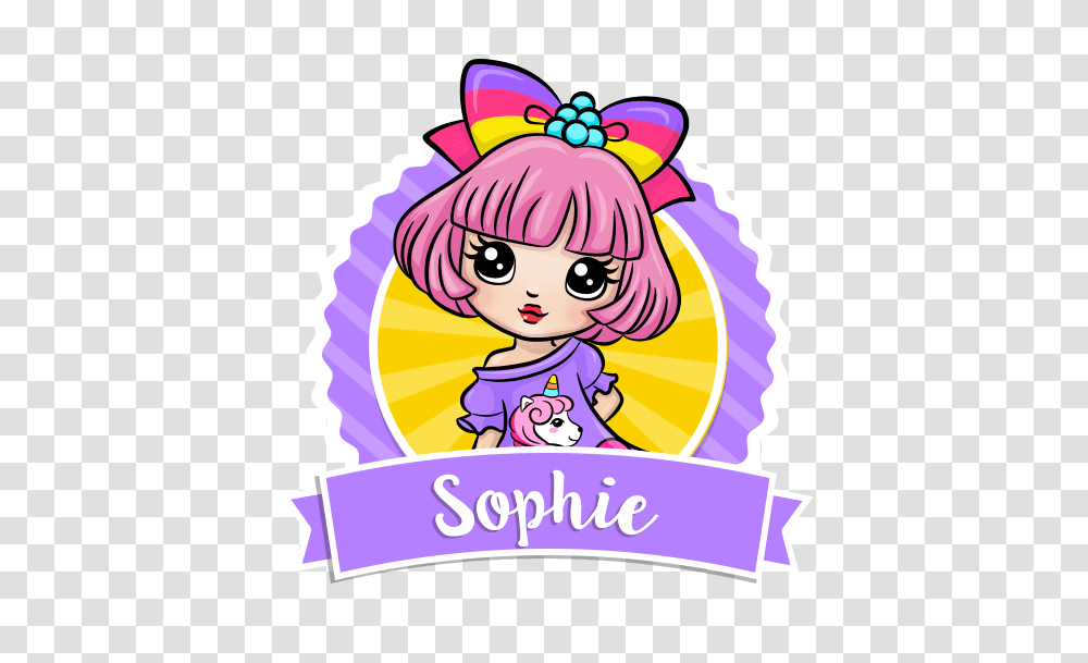 Party Popteenies Series Rainbow Unicorn Sophie Kids Time, Doll, Toy, Barbie, Figurine Transparent Png