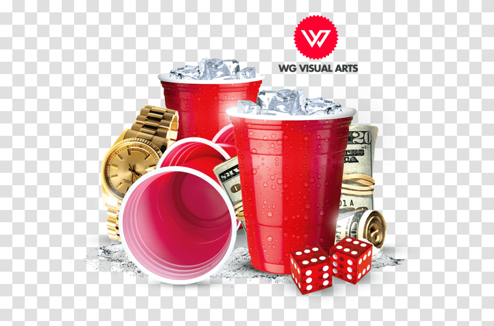 Party Red Cup, Wristwatch, Beverage, Drink, Game Transparent Png