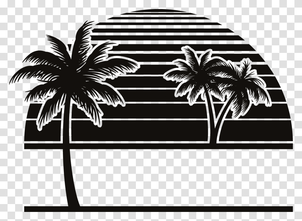 Party Silhouette Beach Silhouette, Palm Tree, Plant, Arecaceae, Tropical Transparent Png