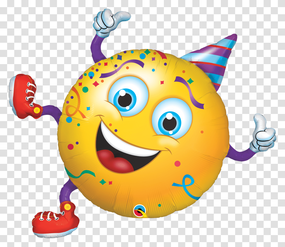 Party Smiley, Toy, Pac Man Transparent Png