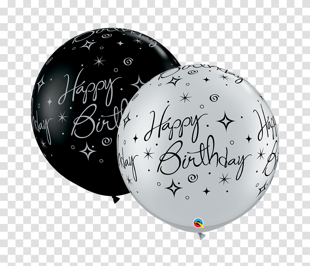 Party Supplies 18 Foil Zebra Print Birthday Balloon Unique Black And White Balloons, Sphere, Outdoors, Astronomy, Outer Space Transparent Png