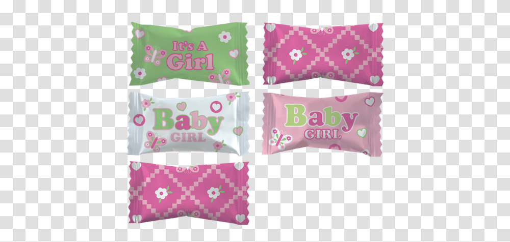 Party Sweets Baby Girl Blessing Cushion, Pillow, Food, Confectionery, Gum Transparent Png