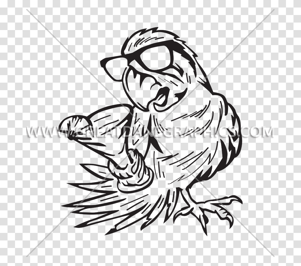 Party Time Parrot Production Ready Artwork For T Shirt Printing, Animal, Green, Invertebrate, Insect Transparent Png