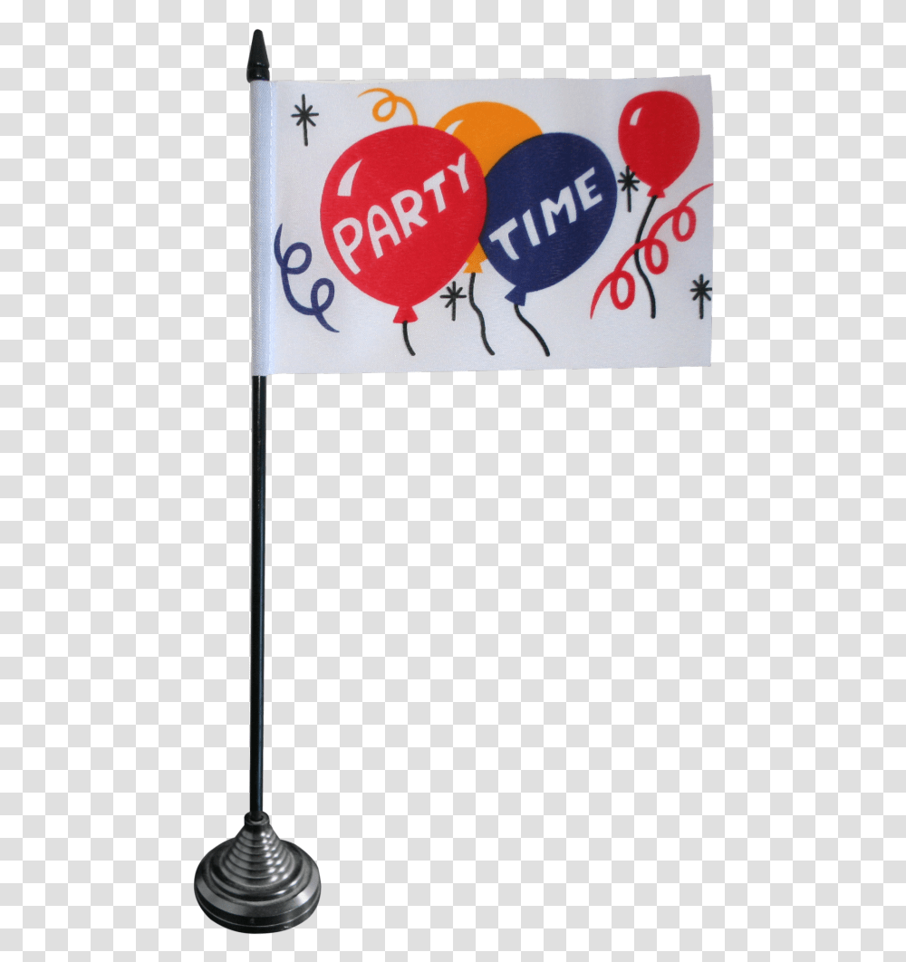 Party Time Table Flag Sign, Label, Sticker, Banner Transparent Png