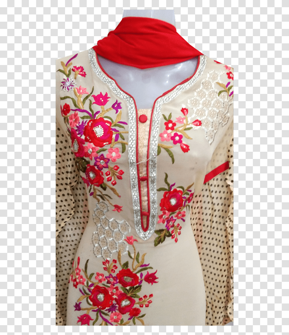 Party Wear Fancy Dress Dress Material, Apparel, Blouse, Embroidery Transparent Png