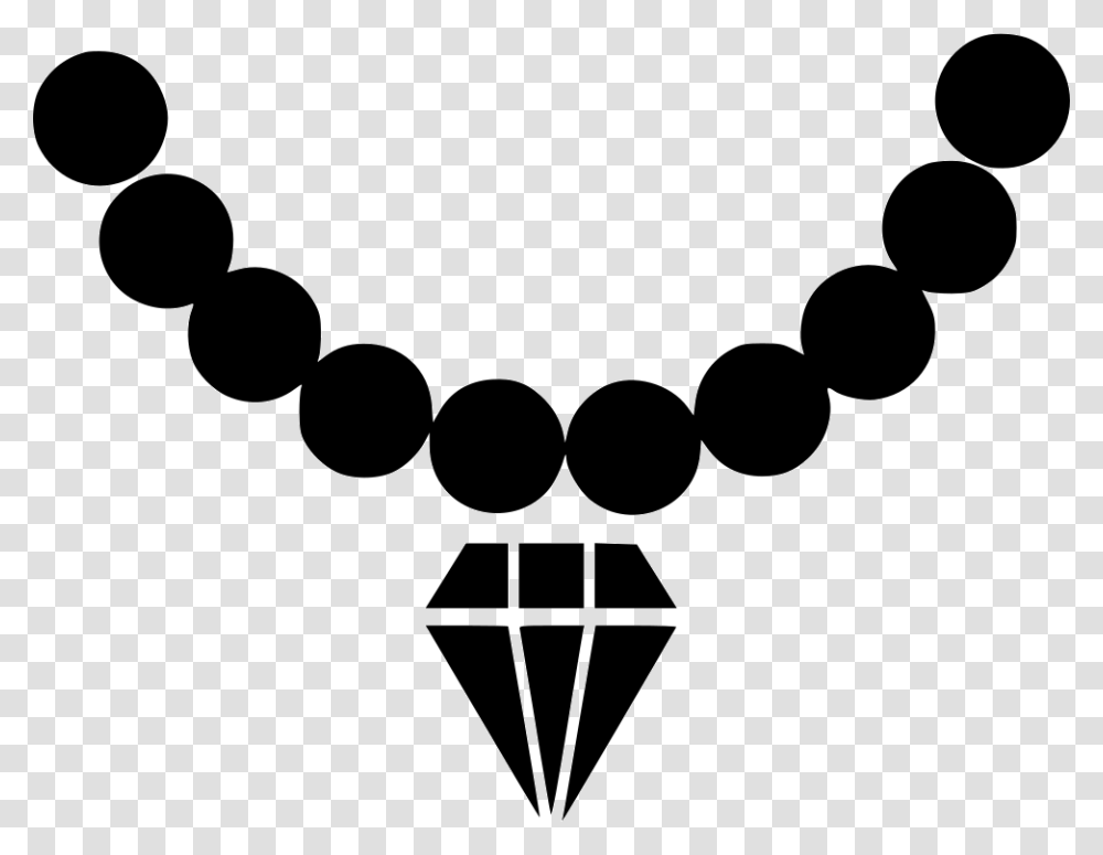 Party Wear Necklace Jewel Diamond Pearl Jewellery Icon, Footprint, Ball, Mustache Transparent Png