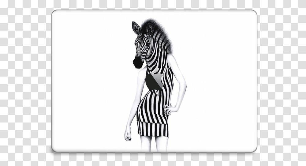 Party Zebra Skin Macbook Pro 15 2016 Zebra Party, Wildlife, Mammal, Animal, Person Transparent Png