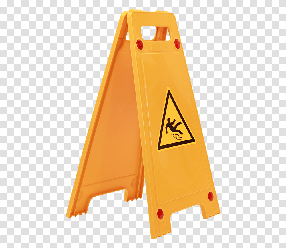 Pas Op Glad Bord, Fence, Barricade, Triangle Transparent Png