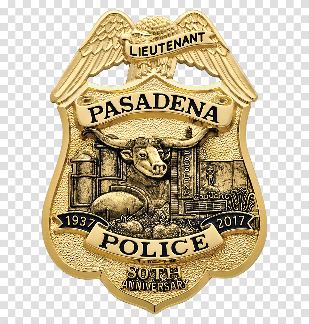 Pasadena Texas Police Badges, Logo, Trademark, Emblem Transparent Png