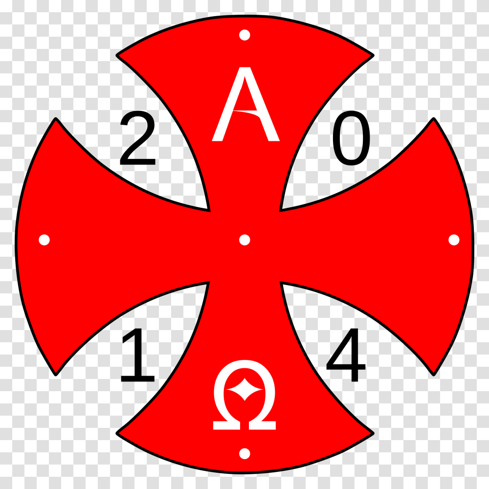 Paschal Candle Symbols Clip Arts Pattee Cross, Logo, Trademark, Axe, Tool Transparent Png