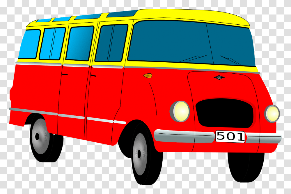 Passenger Auto Van Clipart, Vehicle, Transportation, Fire Truck, Bus Transparent Png