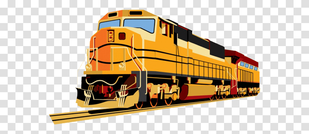 Passenger Car Rail Train Cartoon Transport Clipart Train Clipart, Locomotive, Vehicle, Transportation Transparent Png