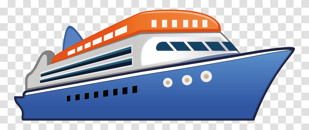 Passenger Ship Cruiseferry Cruise Ship Emoji, Transportation, Vehicle, Yacht, Boat Transparent Png