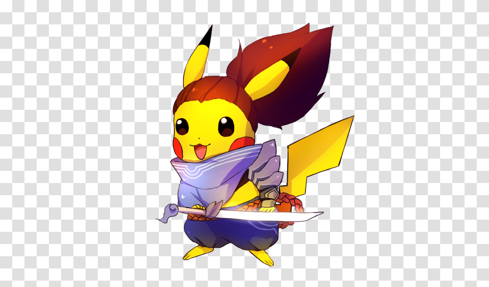 Passion Art Pikachu Vs Yasuo, Label, Animal, Toy Transparent Png