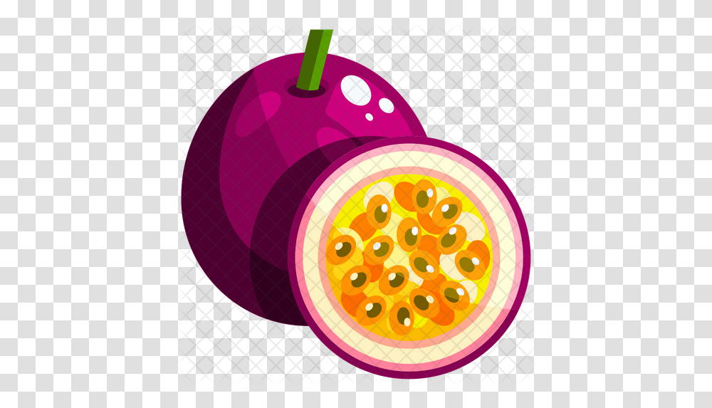 Passion Fruit Icon Of Flat Style Passion Fruit Icon, Plant, Food, Produce, Vegetable Transparent Png